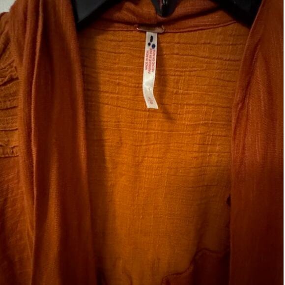 Free People  Bridgette Tunic Dress Terra Brown L - Picture 4 of 4